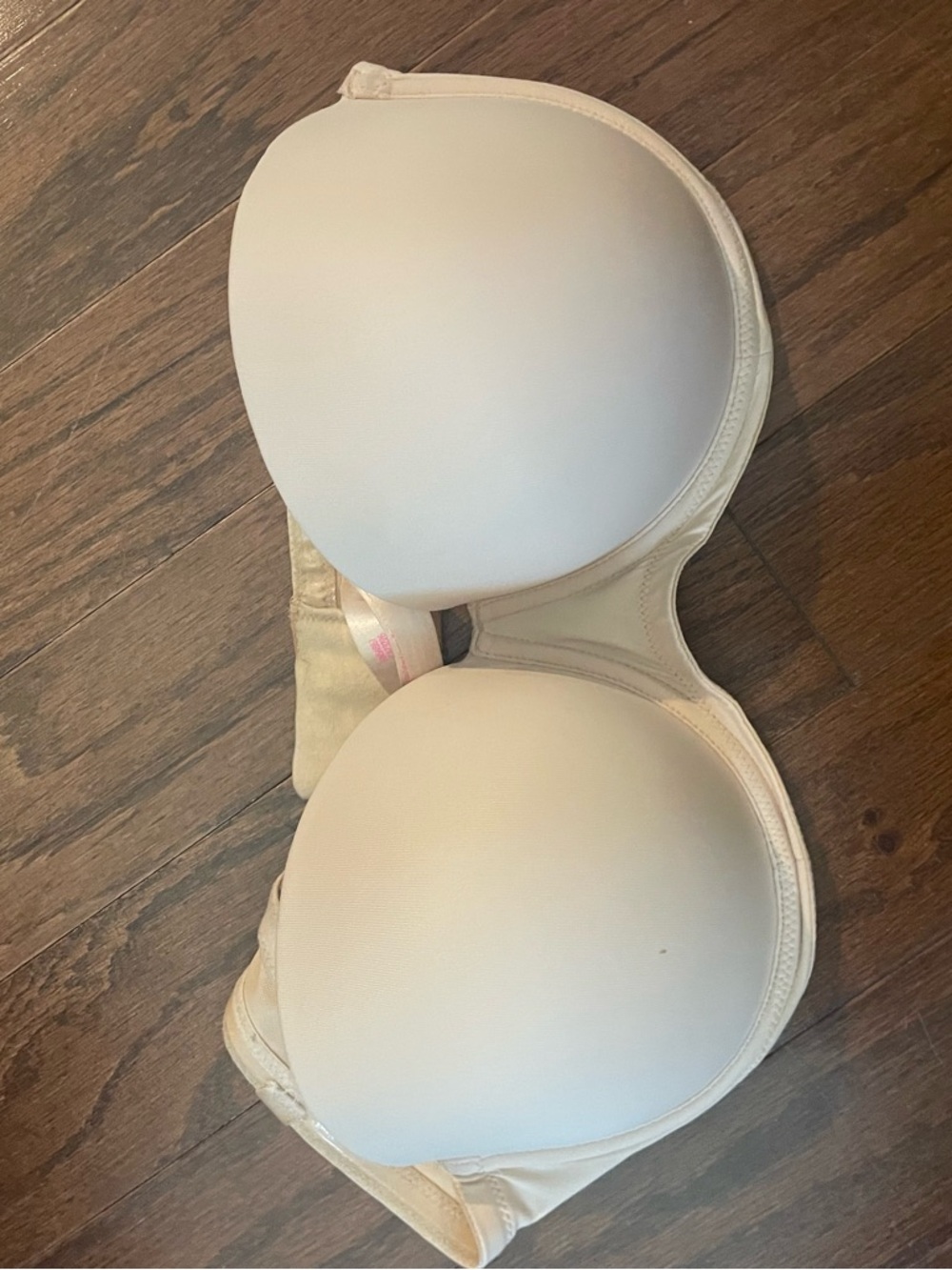 NWOT Victoria's Secret PINK Beige Strapless Bra